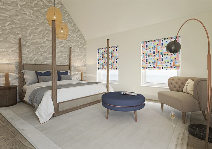 Santiago, Zambra - Motorised Roman Blind - Image 6